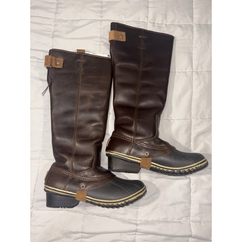 New Sorel Slimpack Tall Equestrian Riding boots Sz 7.5
